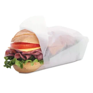 Bagcraft Poly Wax Paper Wrap and Basket Liner, 12 x 12, 1,000/Box, 5 Boxes/Carton - Non-Stock Item, Extended Delivery Time