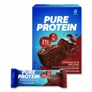 Balance Bar® Pure Protein Bar, Chocolate Deluxe, 1.76 oz, 6 Bars/Box