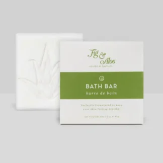Bar Soap – Fig & Aloe – Boxed Square Cleansing Bar Soap