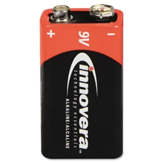 Battery, Alkaline, 9 Volt, 4-Pack