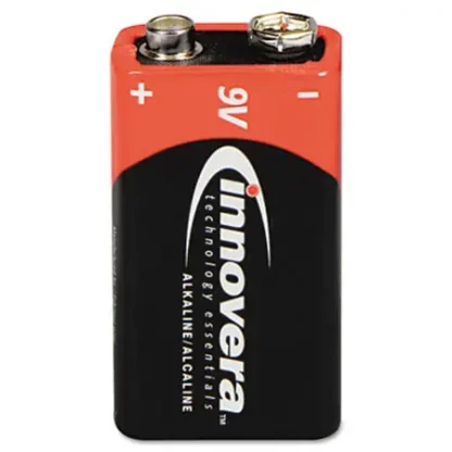 Battery, Alkaline, 9 Volt, 4-Pack