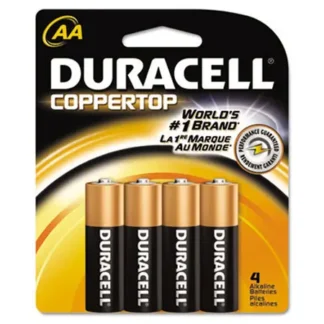 Battery, alkln, AA, 4pk, 1.5V