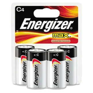 Battery, Energizer, C, 4 Pack