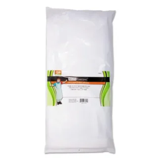 Baumgartens® Disposable Apron, Polypropylene, One Size Fits All, White, 100/Pack