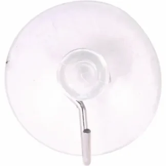 Baumgartens® Suction Cup with Hook, Metal Silver Hook, 50/Box