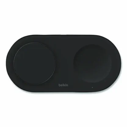 Belkin® BOOST CHARGE Pro 2-in-1 Magnetic Wireless Charging Pad with Qi2, USB-C, 15 W, Black