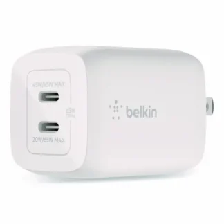 Belkin® BOOST CHARGE Pro Dual USB-C GaN Wall Charger with PPS, White