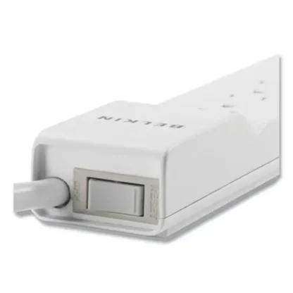 Belkin® Home/Office Surge Protector, 6 AC Outlets, 6 ft Cord, 720 J, White