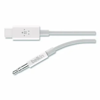 Belkin® RockStar 3.5mm Audio Cable with USB-C Connector, 3 ft, Black