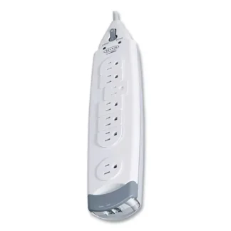 Belkin® SurgeMaster Home Series Surge Protector, 7 AC Outlets, 12 ft Cord, 1,045 J, White