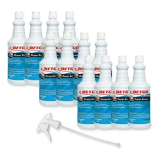 Betco® BestScent Ocean Breeze RTU Deodorizer, 32 oz Spray Bottle, 12/Carton