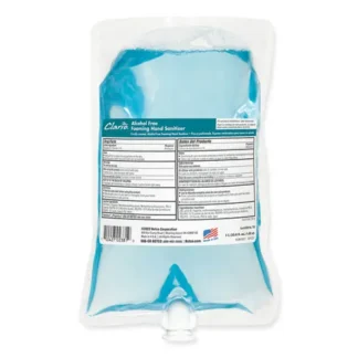 Betco® Clario Alcohol Free Foaming Hand Sanitizer, Fresh Scent, 1,000 mL Bag, 6/Carton