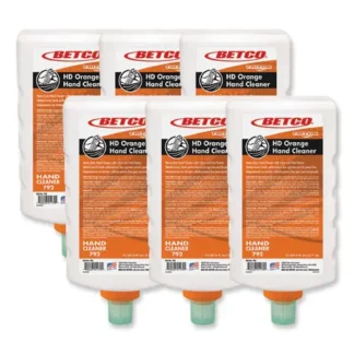 Betco® HD Orange Hand Cleaner Refill for Triton Dispensers, Citrus Zest Scent, 2 L, 6/Carton