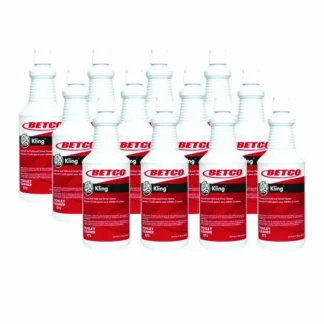 Betco® Kling Toilet Bowl Cleaner, Mint-Wintergreen Scent, 32 oz, 12 Bottles/Carton