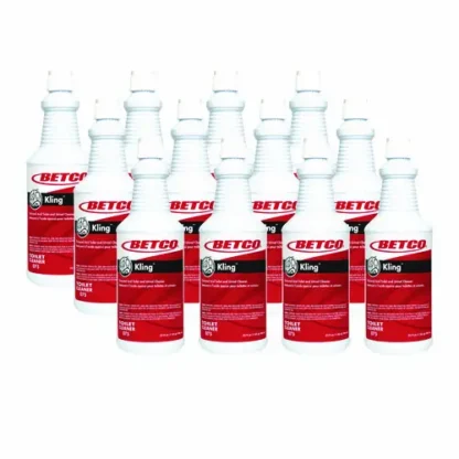 Betco® Kling Toilet Bowl Cleaner, Mint-Wintergreen Scent, 32 oz, 12 Bottles/Carton