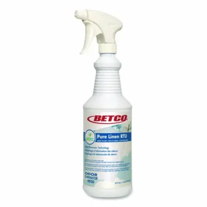 Betco® Pure Linen RTU Odor Eliminator, 32 oz Spray Bottle, 6/Carton