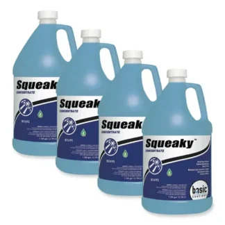 Betco® Squeaky Concentrate Floor Cleaner, Characteristic Scent, 1 gal Bottle, 4/Carton