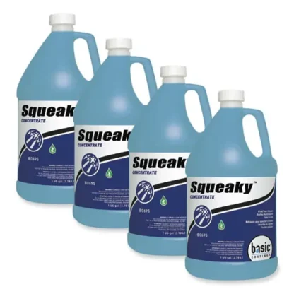 Betco® Squeaky Concentrate Floor Cleaner, Characteristic Scent, 1 gal Bottle, 4/Carton