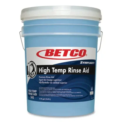 Betco® Symplicity High Temp Rinse Aid, 5 gal Pail