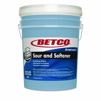 Betco® Symplicity Sour and Softener, Springtime Fresh Scent, 5 gal Pail