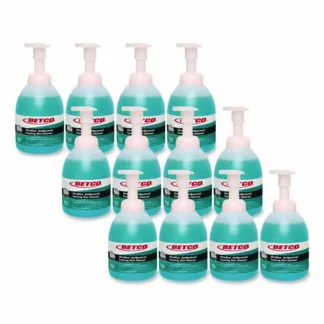 Betco® UltraBlue Antibacterial Foaming Skin Cleanser, Fragrance Free, 500 mL Bottle, 12/Carton