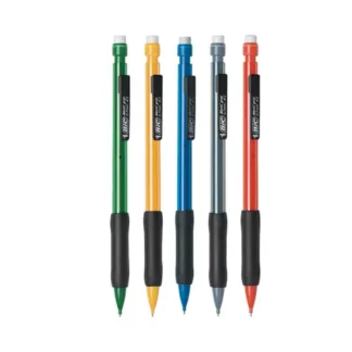 BIC® Xtra-Comfort Mechanical Pencil, 0.7 mm, HB (#2), Black Lead, Assorted Barrel Colors, Dozen