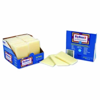 Big Boss II™ Non-Scratch Scouring Pads, 3.5 x 5.5, Yellow, 24/Carton