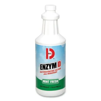 Big D Industries Enzym D Digester Deodorant, Mint, 32 oz Bottle, 12/Carton (Non-Stock Item, Extended Delivery Time)