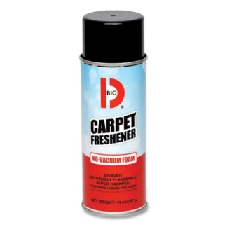 Big D Industries No-Vacuum Carpet Freshener, Fresh Scent, 14 oz Aerosol Spray