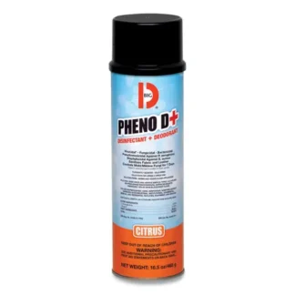 Big D Industries PHENO D+ Aerosol Disinfectant/Deodorizer, Citrus Scent, 16.5 oz, 12/Carton