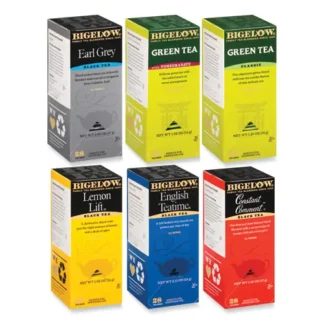Bigelow® Assorted Tea Packs, Six Flavors