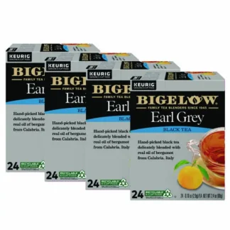 Bigelow® Earl Grey Tea K-Cup Pack, 24/Box, 4 Box/Carton