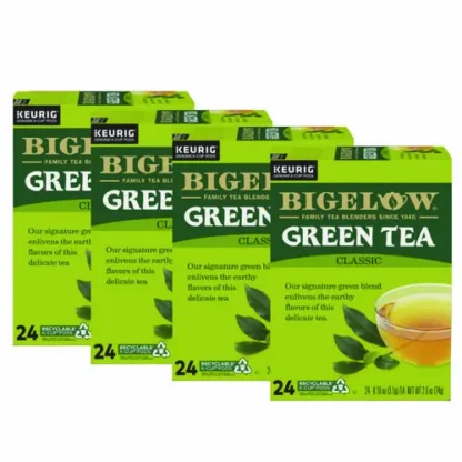 Bigelow® Green Tea K-Cup Pack, 24/Box, 4 Box/Carton