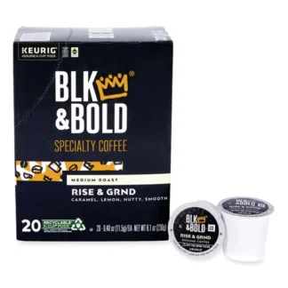 BLK & Bold® Rise and GRND K-Cups, 20/Box