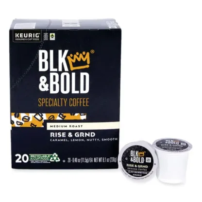 BLK & Bold® Rise and GRND K-Cups, 20/Box