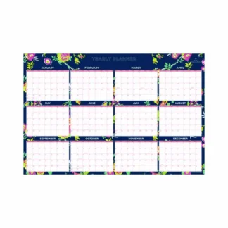 Blue Sky® Day Designer Peyton Laminated Erasable Wall Calendar, 12-Month, 36 x 24, 2025