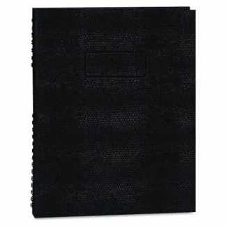 Blueline® EcoLogix NotePro Executive Notebook, 1-Subject, Medium/College Rule, Black Cover, 100 Sheets, 11 x 8.5 Inches