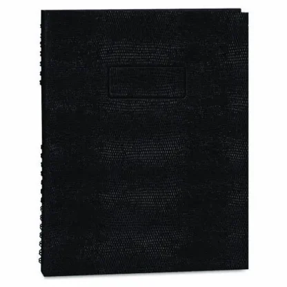Blueline® EcoLogix NotePro Executive Notebook, 1-Subject, Medium/College Rule, Black Cover, 100 Sheets, 11 x 8.5 Inches