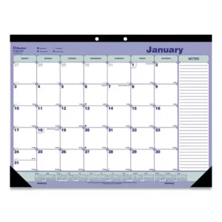 Blueline® Monthly Desk Pad Calendar