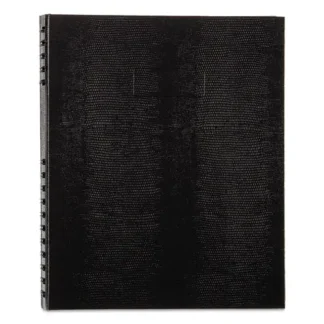 Blueline® NotePro Notebook, 1-Subject, Medium/College Rule, Black Cover, 100 Sheets, 11 x 8.5 inches