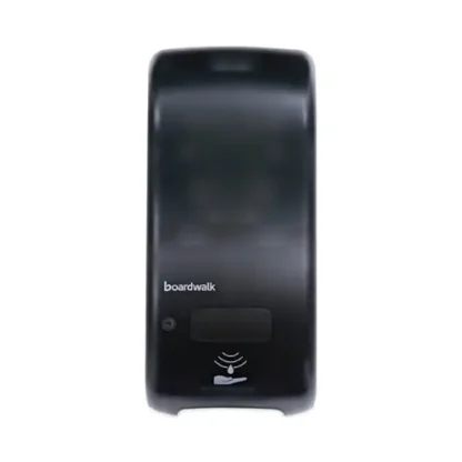 Boardwalk® Bulk Fill Foam Soap Dispenser with Key Lock, Black Pearl