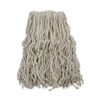 Boardwalk® Cotton Mop Head, Cut-End, #32, White, 12/Carton