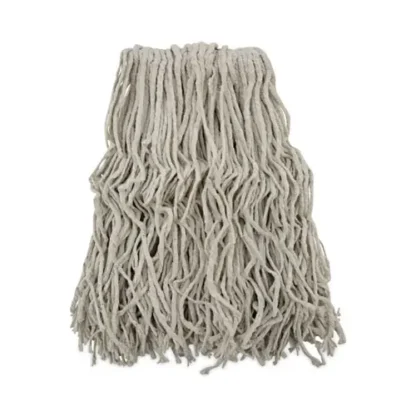Boardwalk® Cotton Mop Head, Cut-End, #32, White, 12/Carton
