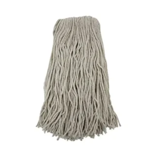 Boardwalk® Cut-End Wet Mop Head, Cotton, No. 32, White
