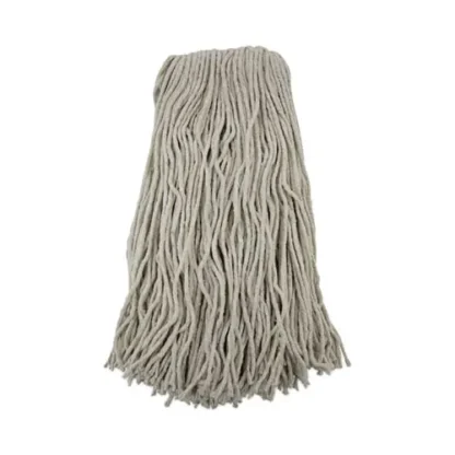 Boardwalk® Cut-End Wet Mop Head, Cotton, No. 32, White