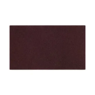 Boardwalk® Deep Scrub Pads, Maroon, 10/Carton