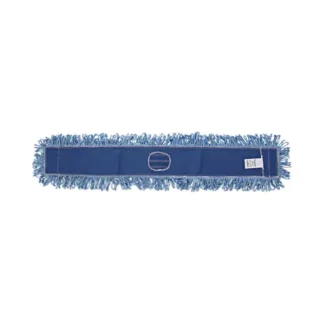 Boardwalk® Dust Mop Head, Cotton/Synthetic Blend, 48" x 5", Blue