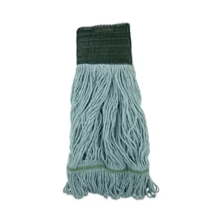 Boardwalk® EchoMop with Looped-End Wet Head, Synthetic/Cotton, Medium, Blue