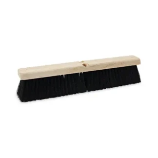 Boardwalk® Floor Brush Head with 3" Black Polypropylene Bristles, 18"