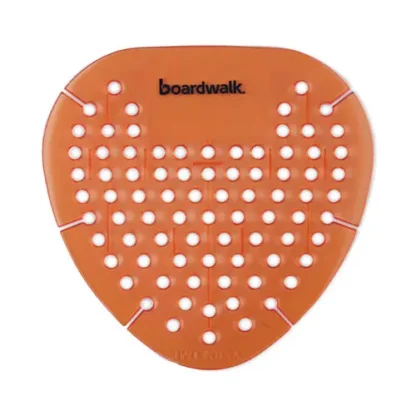 Boardwalk® Gem Urinal Deodorizer Screen, Mango Scent, Orange, 12/Box